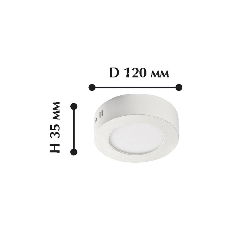 Светильник точечный накладной Flashled 6W 1347-6C фото 2