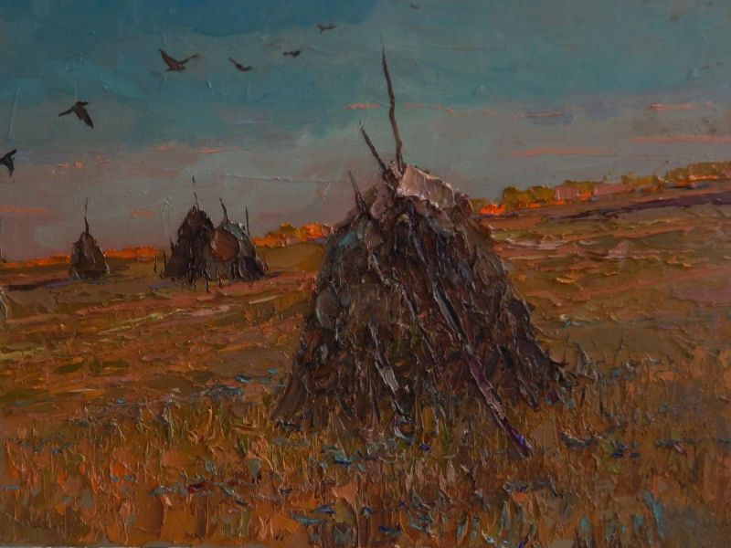 Картина "Осень" 39x30 Головченко Алексей