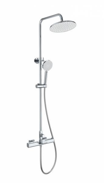 Душевая стойка с термостатом WONZON & WOGHAND WW-C3017-A-CR Хром фото 1