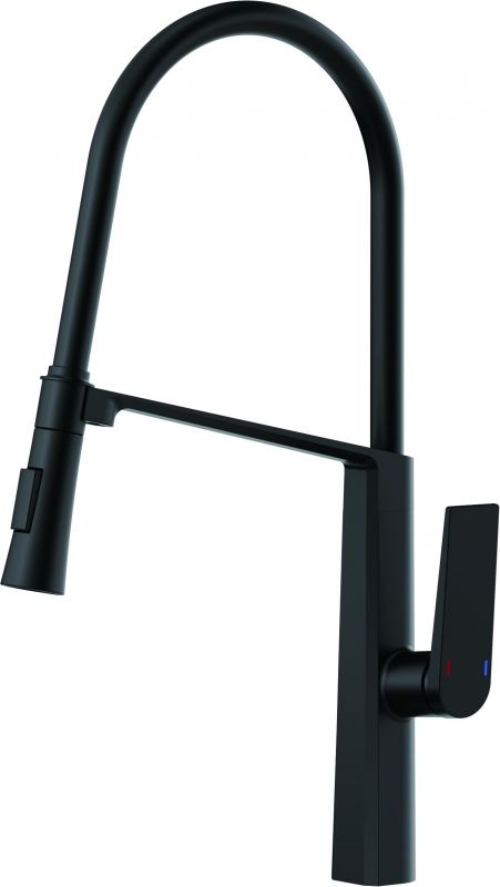 Смеситель для кухни Haiba HB73827-7 черный фото 1