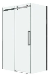 Душевой уголок Grossman Classic 120.K33.04.1610.10.00, 160х100 см, профиль хром, стекло прозрачное