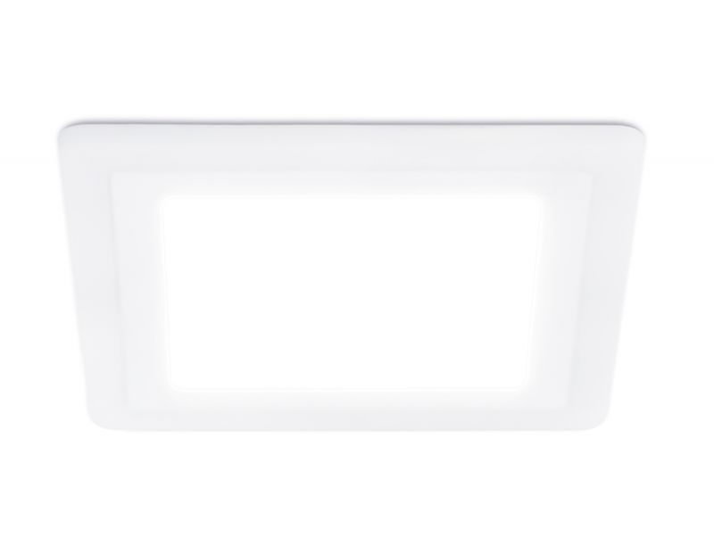 Встраиваемый cветодиодный светильник с подсветкой Ambrella Downlight 6W DCR392