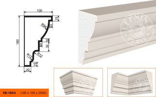 Карниз Lepninaplast КВ-180/3