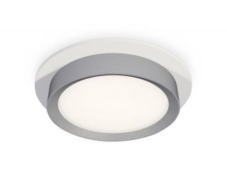 Комплект встраиваемого светильника Ambrella TECHNO SPOT SWH/MCH белый песок/хром матовый GX53 (C8050, N8121) XC8050004