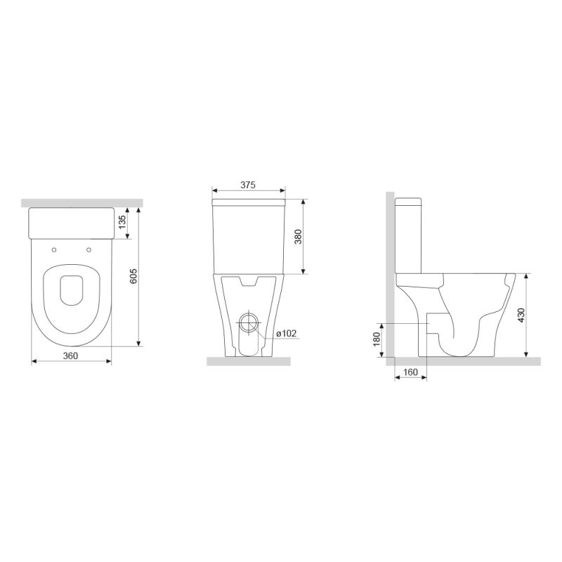 Унитаз-компакт Damixa Sirius DX86C8600SC белый с микролифтом фото 7