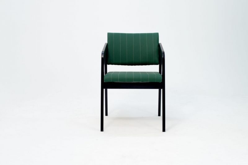 Стул-кресло Шадди чёрный/зелёный Z112550B07