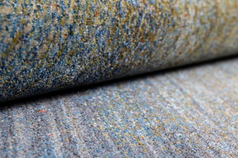 Турецкий ковер из полиэфирного шёлка Carpet «MYSTIC» 1146A-GREY-BLUE 80 x 150 см фото 4