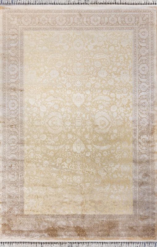 Турецкий ковер из бамбукового шёлка Carpet «UNIQUE SILK» 9070B-KEM-KREM 160 x 230 см фото 1