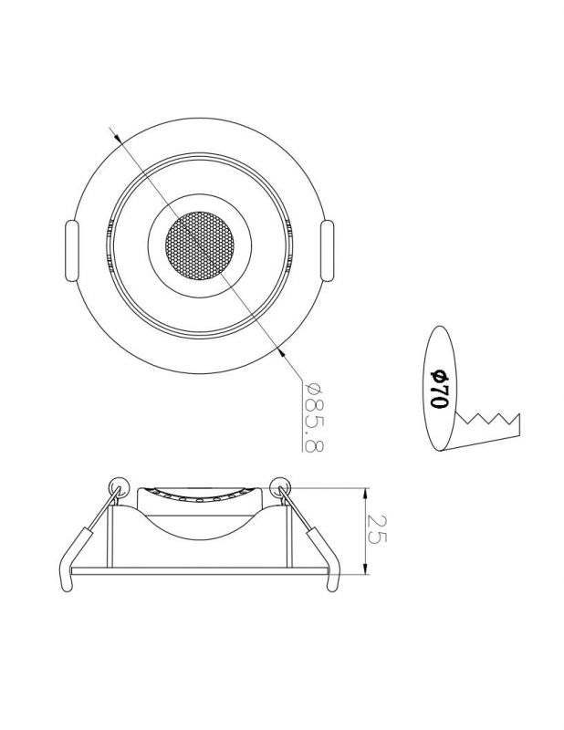 Светильник потолочный Arte Lamp KAUS 6W A4761PL-1WH