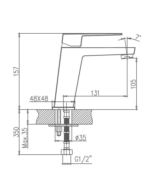 Смеситель Haiba HB191 HB10191