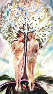 Картина "Список картин. К поэтике «Адам и Ева»" Юрий Чистяков