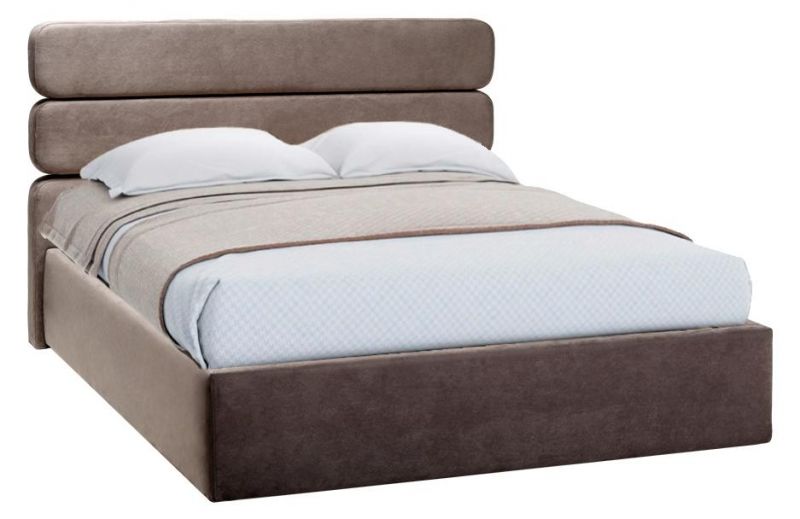 Кровать с подъёмным механизмом R-Home Haiden Grey серая 1.6м BD-3125699 фото 1