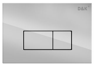 Клавиша смыва D&K Rhein DB1499001, хром, механическая