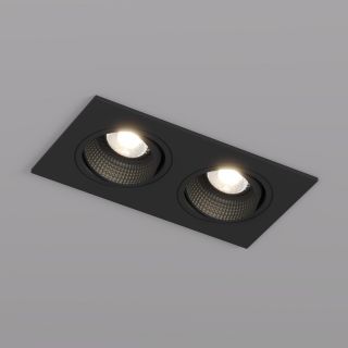 Встраиваемый светильник Denkirs DK3020BВ IP 20, 10 Вт, GU5.3, LED, черный/черный, пластик DK3072-BK