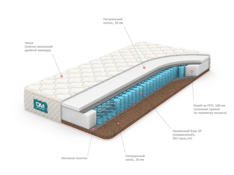 Матрас Dream Master Комфорт 3 SP 80  BD-1893304