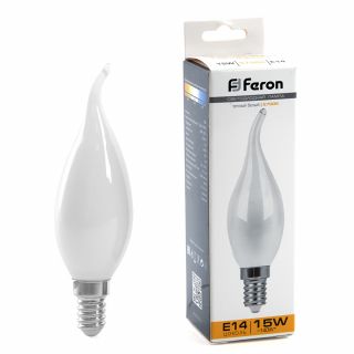 Лампа светодиодная Свеча на ветру Feron E14 15 2700K LB-718 38260