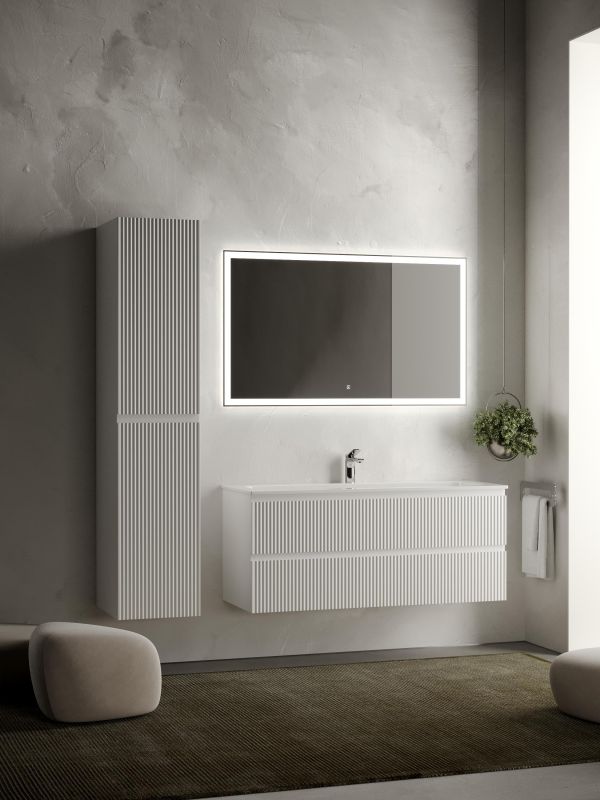 Тумба под раковину подвесная Sancos Snob R SNR120W Bianco 120 см R фото 9