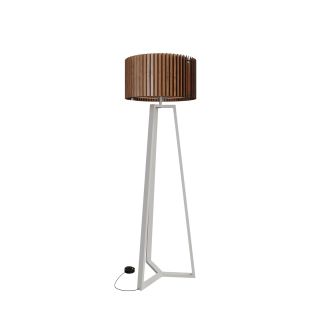 Напольный светильник Woodled Rotor Floor Lamp , американский орех , Белый R-T-02-01