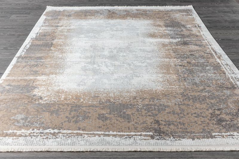 Турецкий ковер из полиэстера Carpet «WHITE LINE» 23127A-GRI 200 x 290 см фото 2