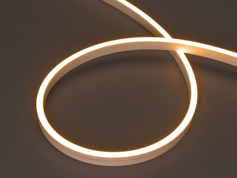 Светодиодная лента герметичная Arlight MOONLIGHT-SIDE-A120-06x12mm 24V (9.6 W/m, IP65, 5m, wire x2) фото 1