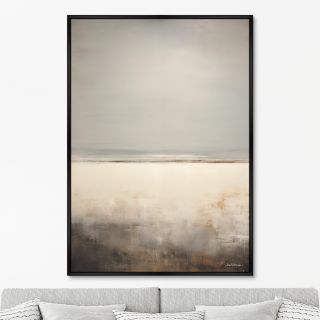 Репродукция картины ArtNoMore на холсте Landscape collection, White and gray, 2024г.
