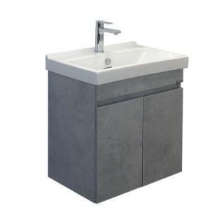 Тумба с раковиной Comforty Осло 00-00000835CF бетон светлый 60