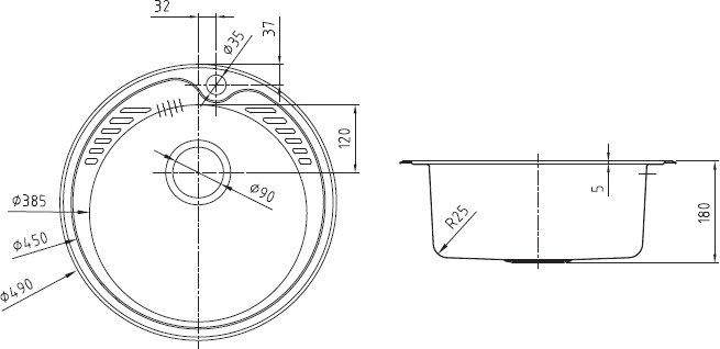 Мойка кухонная Iddis Suno SUN49S0i77 фото 2