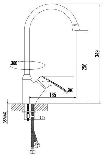 Смеситель Lemark Omega LM3105C