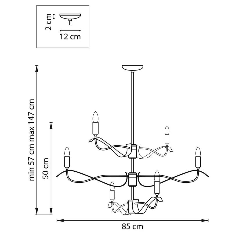 Люстра Lightstar Ragno 733267 фото 7