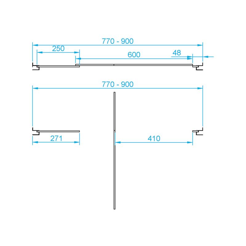 Душевая дверь RGW Passage PA-02 41080208-11 80 см