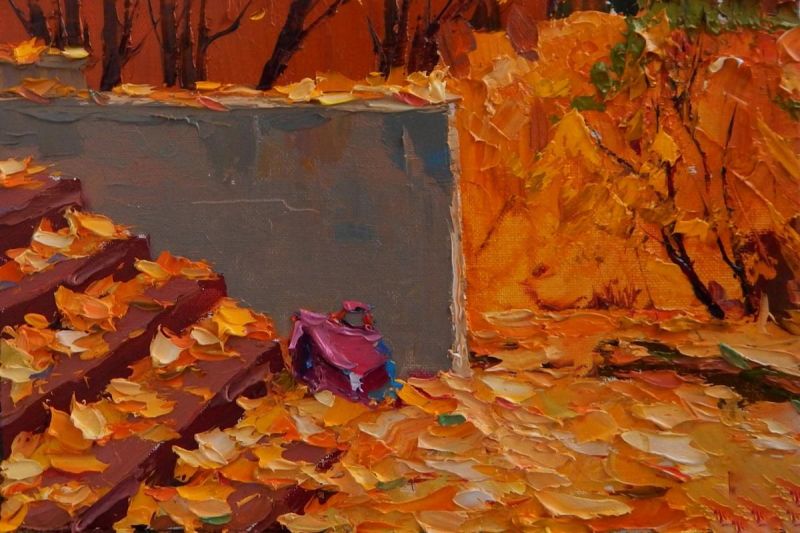 Картина "Осенние каникулы" Головченко Алексей