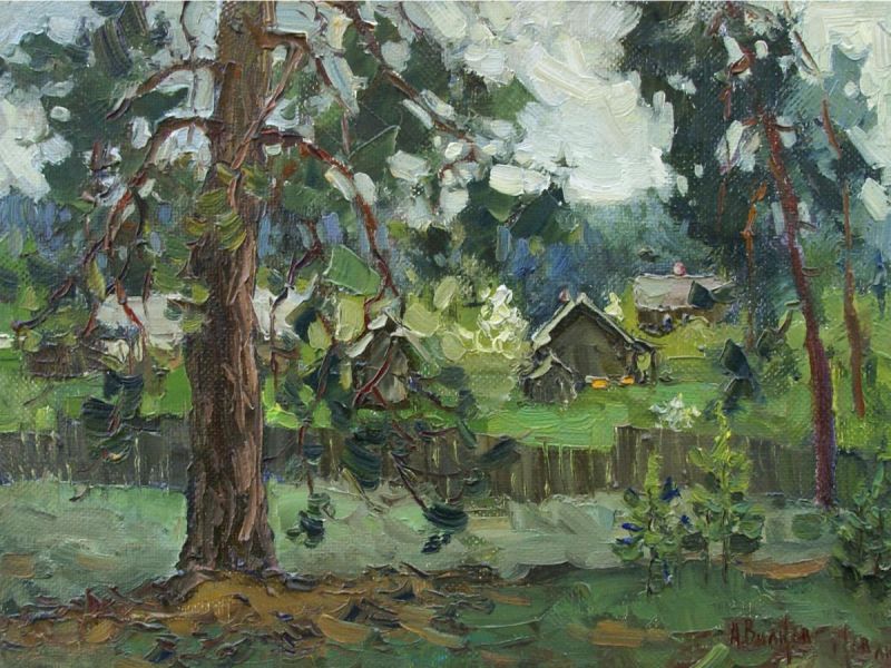 Картина "Май в бору" Вилков Андрей