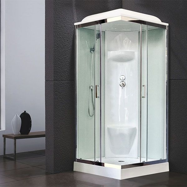 Душевая кабина Royal Bath RB90HP6-WT-CH 90x90 фото 8
