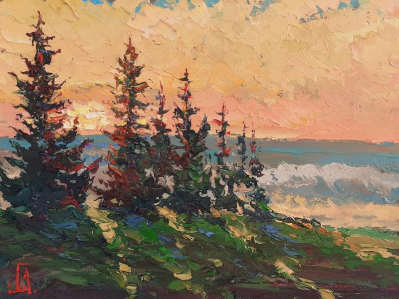 Картина "Сквозь туман" 40x30 Головченко Алексей фото 1