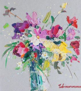 Картина "Дикие цветы" Гавлина Мария