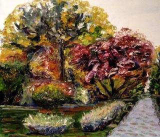 Картина "Ботанический сад. Осень" Ирина Гвоздецкая