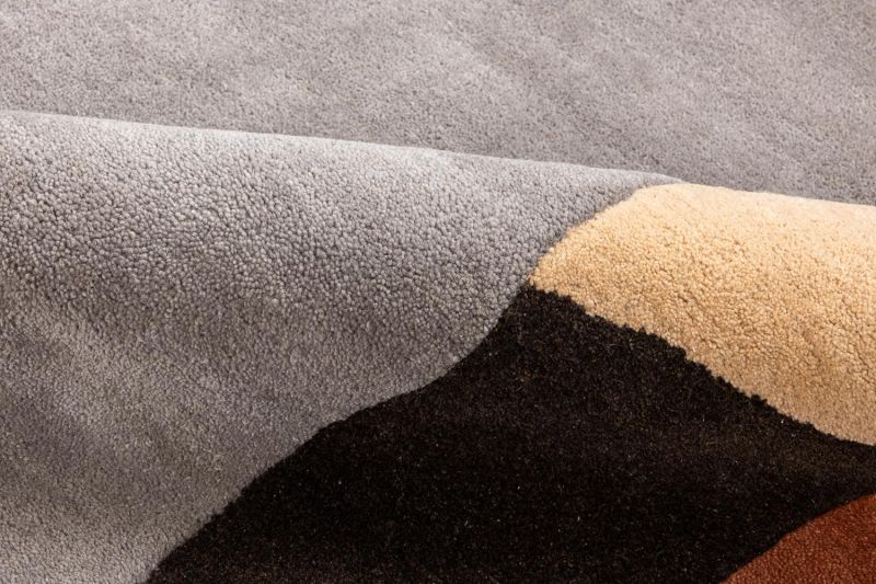 Индийский ковер из шерсти и полиэстера Carpet «ARTWALK» TRA1836-NIK-ANTR 251 x 351 см фото 4