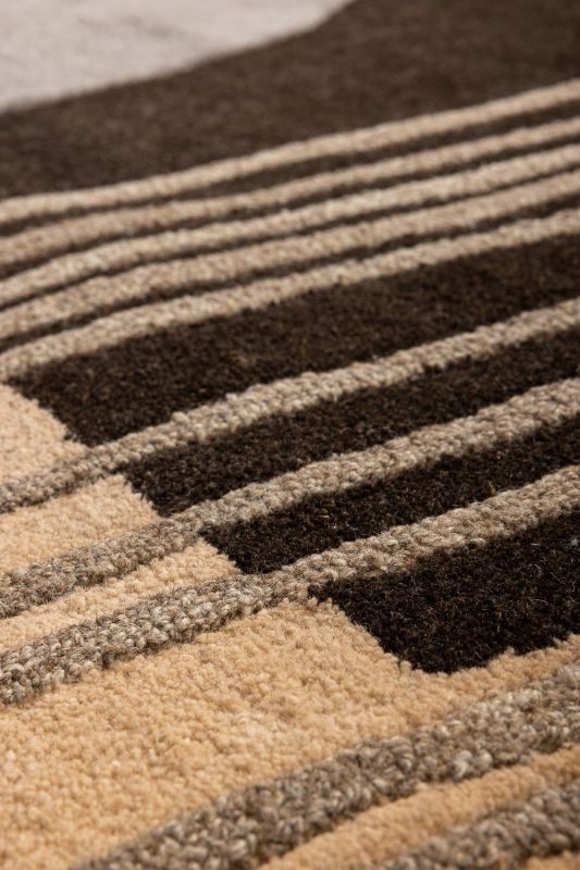 Индийский ковер из шерсти и полиэстера Carpet «ARTWALK» TRA1836-NIK-ANTR 251 x 351 см фото 6