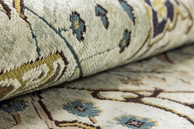 Индийский ковер из шёлка Carpet «WISTERIA» AKWS1441-FLICHEN-MSGREEN 307 x 394 см