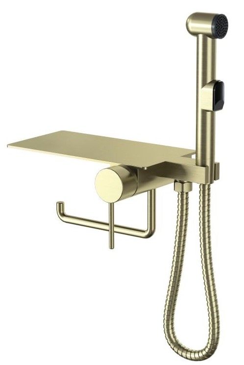 Гигиенический душ со смесителем Bronze de Luxe SCANDI 708BR, бронза фото 1