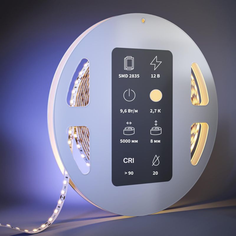 Светодиодная лента Maytoni Базовая светодиодная лента 10W LED 2700K 201030 фото 3