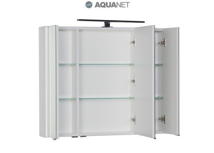 Зеркальный шкаф Aquanet Латина 90 179605 белый