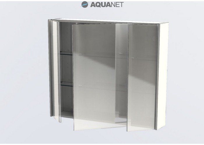Зеркальный шкаф Aquanet Латина 90 179605 белый