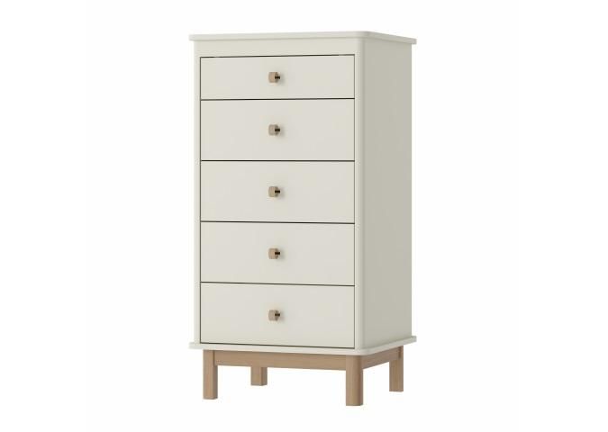 Комод Ellipsefurniture Classic 5 ящиков (молочный) CLMBCD02030199