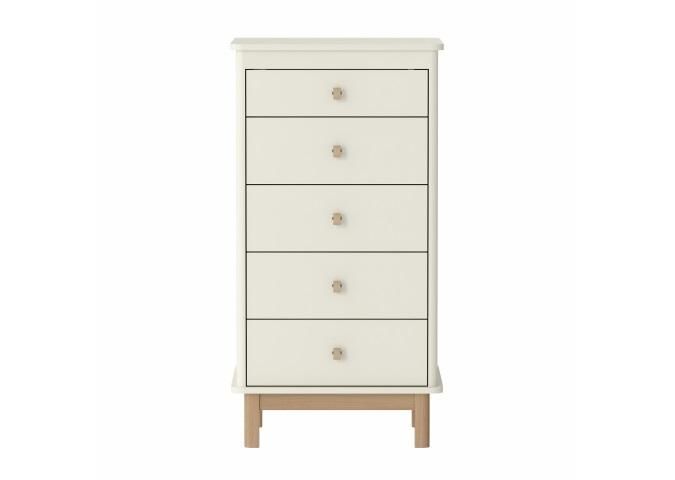 Комод Ellipsefurniture Classic 5 ящиков (молочный) CLMBCD02030199