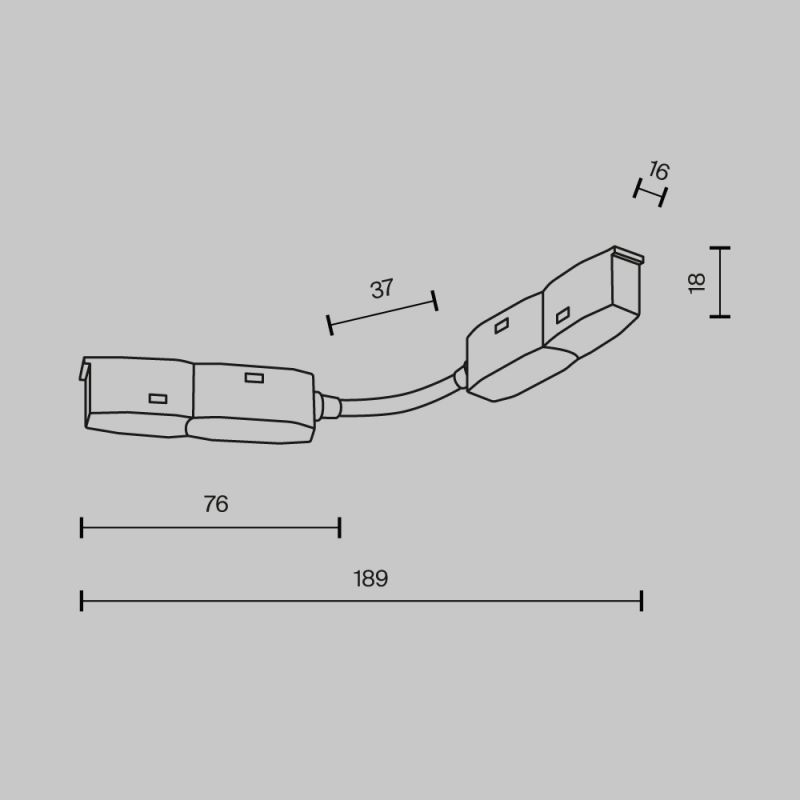 Комплектующие для трековой системы Maytoni Accessories for tracks Exility TRA034CS-W фото 6