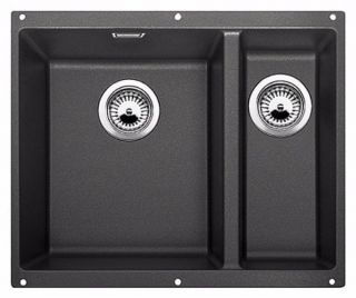 Кухонная мойка Blanco SUBLINE 340/160-U 523548 антрацит