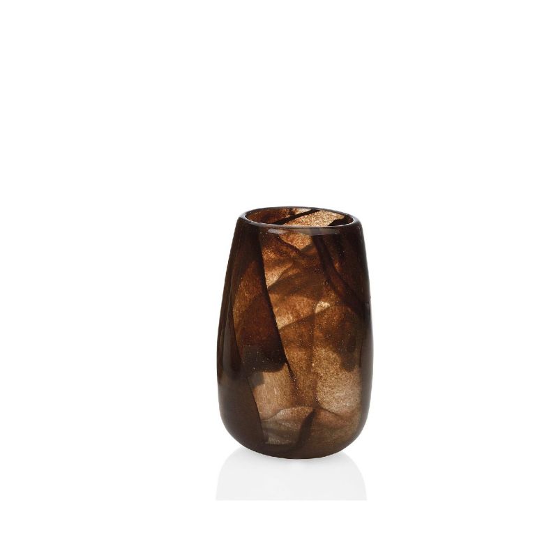 Ваза Leaf Brown Glass Andrea House BD-2100139