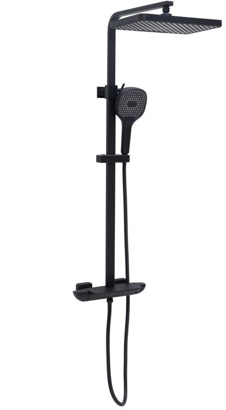 Душевая стойка Allen Brau Infinity 5.21030-31 черный матовый фото 1
