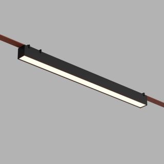 Cветильник для трека-ремня Denkirs Belty Linear, со светодиодом,4000K,черный,DK5576-BK